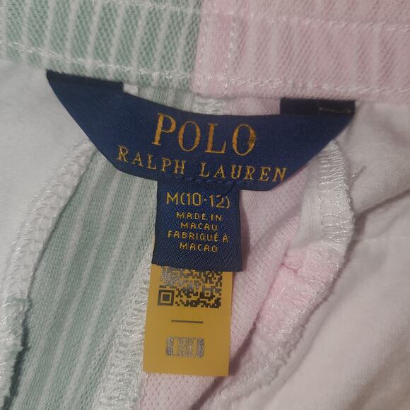 Polo Ralph Lauren Boys Size 10/12 Pastel Polo Prepster Drawstring Shorts Pony - Picture 6 of 11